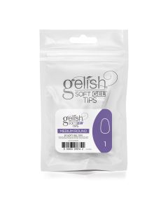Gelish Soft Gel&trade; - Tips Refill - Medium Round- Size 1 - 50CT- 1168106