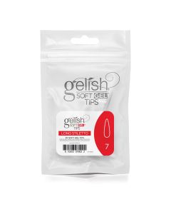 Gelish Soft Gel&trade; - Tips Refill - Long Stiletto- Size 7 - 50CT- 1168134