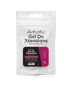 Gel On Xtensions - Long Stiletto - 50Ct - #8