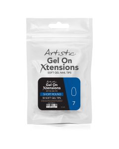 Gel On Xtensions - Short Round - 50Ct - #7