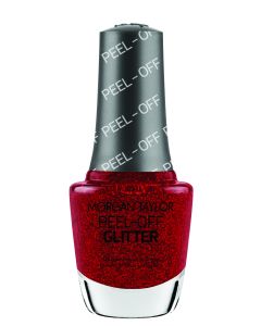 Morgan Taylor Rare As Rubies Peel-Off Glitter