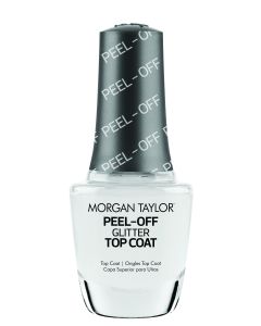 Morgan Taylor Peel-Off Glitter Top Coat