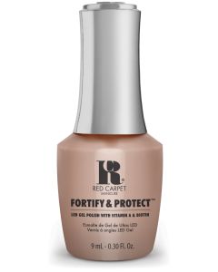 Red Carpet Manicure Fortify & Protect Champagne Showers LED Nail Gel Color