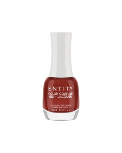 Entity Color Couture Gel Lacquer All Made Up, 0.5 oz. RED GLITTER