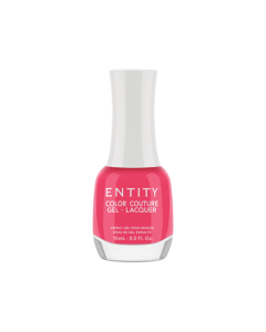 Entity Color Couture Gel Lacquer Barefoot And Beautiful, 0.5 oz. BOLD MEDIUM PINK CR&Egrave;ME 