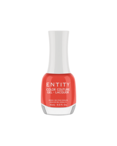 Entity Color Couture Gel Lacquer Dianamyte, 0.5 oz. MEDIUM CORAL CR&Egrave;ME 