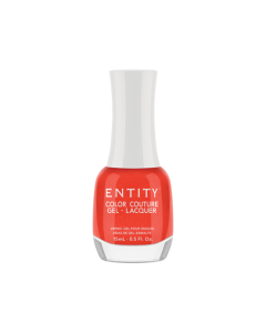 Entity Color Couture Gel Lacquer Divalicious, 0.5 oz. ORANGE GLITTER