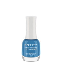 Entity Color Couture Gel Lacquer Flaunt Your Fashion, 0.5 oz. BRIGHT BLUE CR&Egrave;ME 