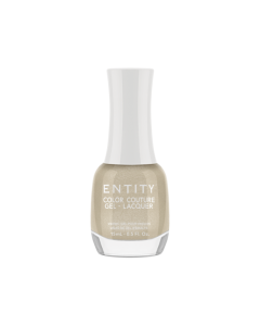 Entity Color Couture Gel Lacquer Gold Standard, 0.5 oz. SOFT GOLD METALLIC