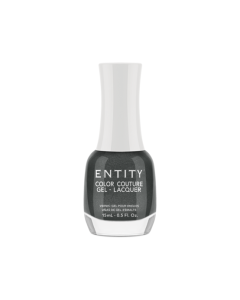 Entity Color Couture Gel Lacquer Headliner, 0.5 oz. DARK GREY SHIMMER
