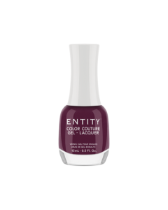 Entity Color Couture Gel Lacquer Look D'jour, 0.5 oz. BRIGHT PLUM CR&Egrave;ME 