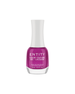 Entity Color Couture Gel Lacquer Made To Measure, 0.5 oz. BRIGHT FUCHSIA SHIMMER
