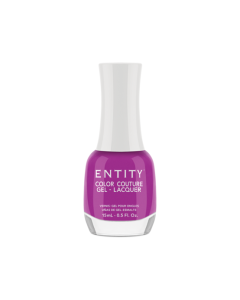Entity Color Couture Gel Lacquer Make Color Not War, 0.5 oz. BRIGHT FUCHSIA CR&Egrave;ME 