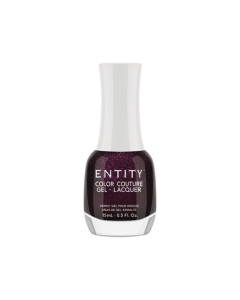 Entity Color Couture Gel Lacquer Mini Skirt Maroon, 0.5 oz. DEEP PLUM SHIMMER