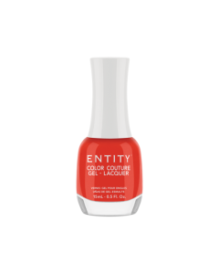 Entity Color Couture Gel Lacquer Not Off The Rack, 0.5 oz. DEEP CORAL CR&Egrave;ME