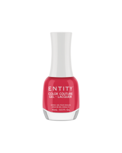 Entity Color Couture Gel Lacquer Plush Pout, 0.5 oz. HOT PINK RED CR&Egrave;ME