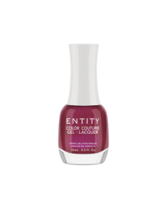 Entity Color Couture Gel Lacquer Ruby Sparks, 0.5 oz. BERRY RED METALLIC